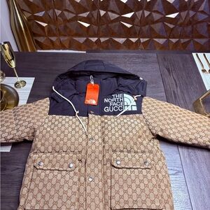 The North Face x Gucci Black and Orange Jacket